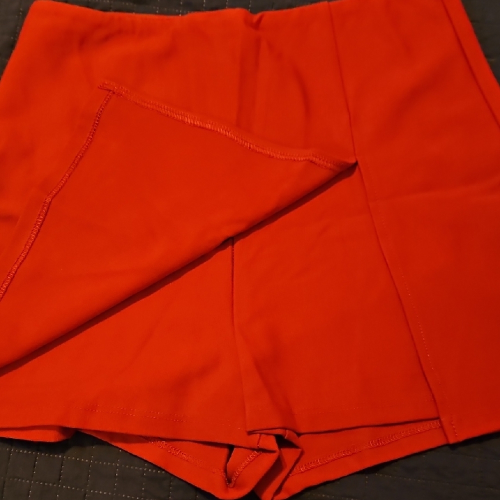 Vibrant Red Women's Skorts